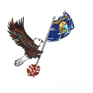 Big Sky Trapshooting Association eagle logo